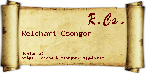 Reichart Csongor névjegykártya