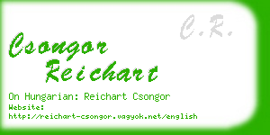 csongor reichart business card